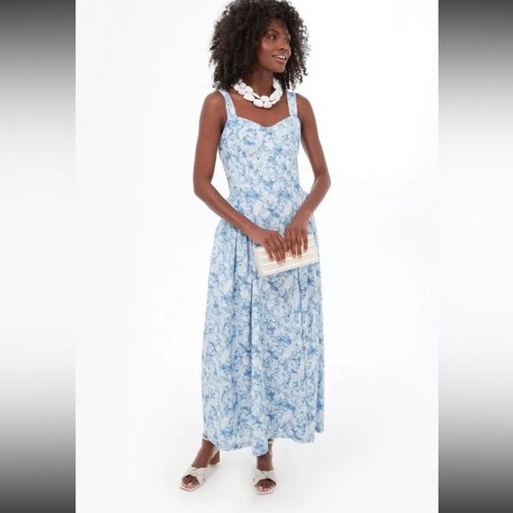 hyacinth house blue floral dress Sky Blue Off Shoulder Sheath Bridesmaid Dress